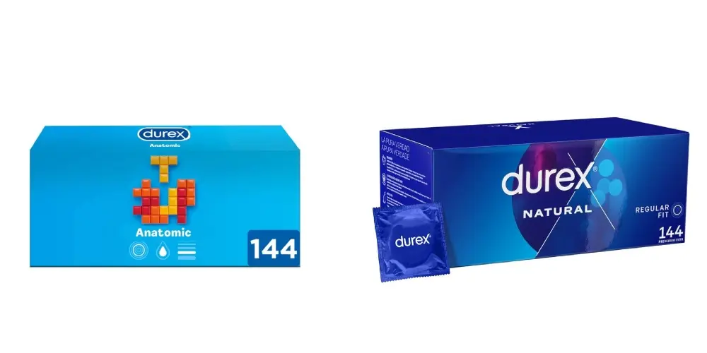 caja de Durex Natural y Anatomic